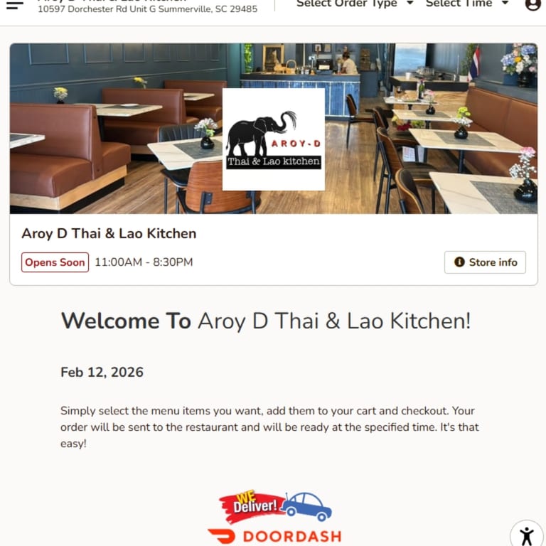 New Website Order Online